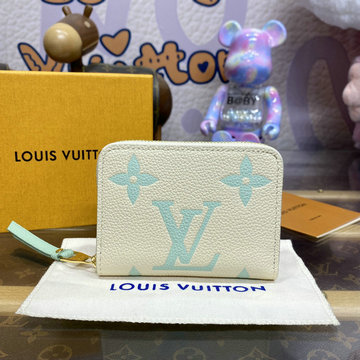 ルイヴィトン LOUISVUITTON 057-M60574BG 2023年最新入荷 ジッピー コイン パース コインケース 小銭入れ ファスナー短財布 ショートウォレット グレインレザー