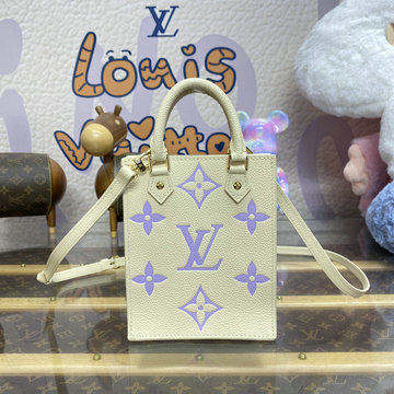 ルイヴィトン LOUISVUITTON 057-M81417Z  2023年最新入荷 プティット サックプラ トップハンドルバッグ トートバッグ 2way ショルダーバッグ モノグラム