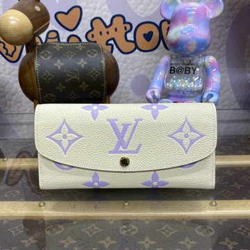 ルイヴィトン LOUISVUITTON 057-M82341 2023年最新入荷 ポルトフォイユ エミリー ロングウォレット 二つ折り長財布 モノグラム アンプラント レザー