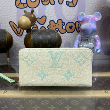 ルイヴィトン LOUIS VUITTON 057-M69794 2020年最新入荷 ジッピーウォレット ファスナー長財布 ロングウォレット モノグラム アンプラント レザー