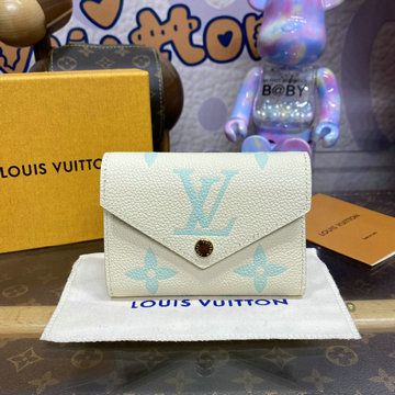 ルイヴィトン LOUISVUITTON 2023年最新入荷 ポルトフォイユ ヴィクトリーヌ 三つ折り短財布 ショートウォレット 小銭入れ付き