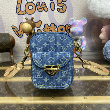 ルイヴィトン LOUISVUITTON 057-M82948  2023年最新入荷 LV リミックス ポシェット フェアファックス 斜め掛け ショルダーバッグ クロスボディバッグ