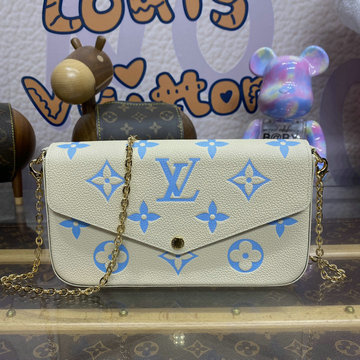 商品名称：ルイヴィトン LOUISVUITTON 057-M83025 2023年最新入荷 ポシェット フェリシー ポーチ チェーンウォレット ショルダーバッグ モノグラム アンプラント