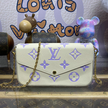 ルイヴィトン LOUISVUITTON 057-M83025Z 2023年最新入荷 ポシェット フェリシー ポーチ チェーンウォレット ショルダーバッグ モノグラム アンプラント レザー