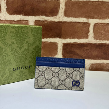 GUCCI グッチ 057-GG768248BLS 2023年最新入荷 GG ディテール付き カードケース 名刺れ