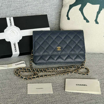 シャネル CHANEL CC-CH0250QDJSL 2023年最新入荷 クラシック チェーンウォレット 斜めがけ ショルダーバッグ フラップバッグ クロスボディバッグ