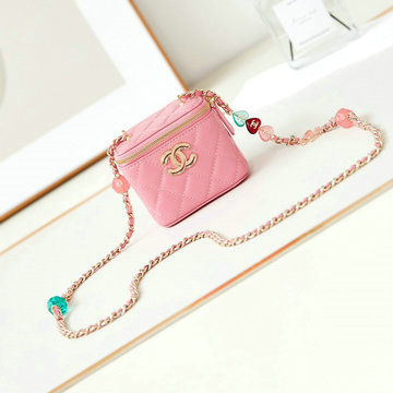 シャネル CHANEL CC-CH3230FH 2023年最新入荷 チェーン クラッチ ヴァニティー ケース リップスティックかばん 斜め掛け ショルダーバッグ クロスボディバッグ