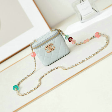 シャネル CHANEL CC-CH3230QL  2023年最新入荷 チェーン クラッチ ヴァニティー ケース リップスティックかばん 斜め掛け ショルダーバッグ クロスボディバッグ