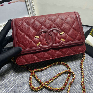 シャネル CHANEL CC-CH82003QJH 2023年最新入荷 チェーンウォレット 斜め掛け ショルダーバッグ クロスボディバッグ