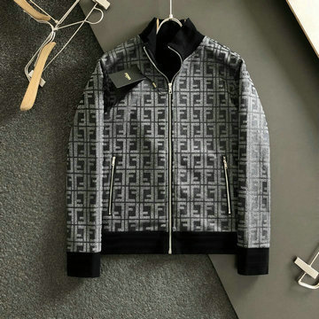 商品名称：フェンディ FENDI JS-WTFD24001 2024年春夏最新入荷 ロングスリーブ ジャケット ファスナー開閉式 トップスコート 長袖 アウターコート