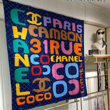 シャネル CHANEL AN-WJCH23034 2023年最新入荷 スクエア マフラー ストール ショール カシミヤ スカーフ