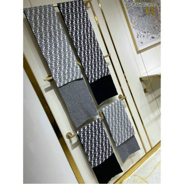 フェンディ FENDI AN-WJFD23010 2023年最新入荷 ロング マフラー ストール ショール カシミヤ スカーフ