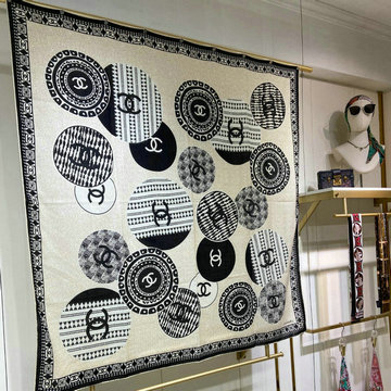 商品名称：シャネル CHANEL AN-WJCH23029 2023年最新入荷 スクエア マフラー ストール ショール カシミヤ スカーフ