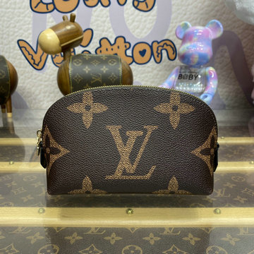 ルイヴィトン LOUISVUITTON 057-M11249 2024最新入荷 ポシェット コスメティック PM 化粧ポーチ モノグラム リバース キャンバス