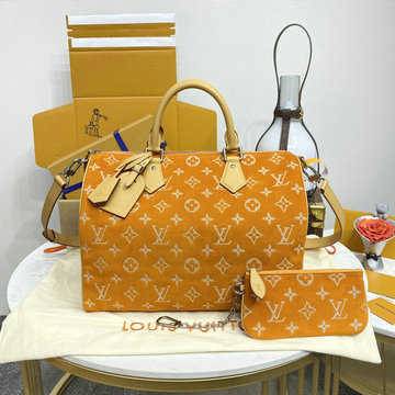 ルイヴィトン LOUISVUITTON 057-M11569R 2024最新入荷 スピーディ P9 バンドリエール 40 ハンド ショルダー ボストンバッグ ヌバックレザー