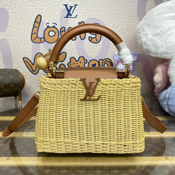ルイヴィトン LOUISVUITTON 057-M11617 2024年最新入荷 カプシーヌ BB トップハンドルバッグ 2way ショルダーバッグ レザー レディース