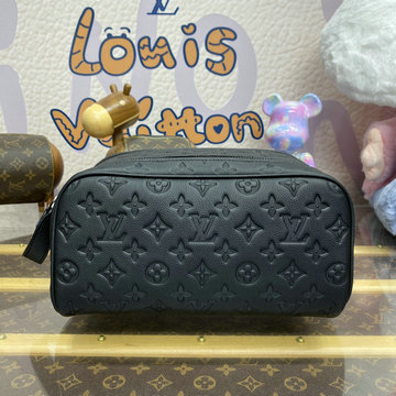 ルイヴィトン LOUISVUITTON 057-M126452024年最新入荷 ドップ キット クラッチバッグ ハンドバッグ 洗面具収納 ポーチ トリヨンレザー