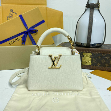 ルイヴィトン LOUISVUITTON 057-M23944 2024年最新入荷 カプシーヌ MINI トップハンドルバッグ 2way ショルダーバッグ レザー レディース