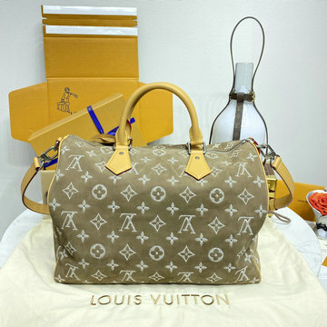 ルイヴィトン LOUISVUITTON  057-M24431 2024最新入荷 スピーディ P9 バンドリエール 40 ハンド ショルダー ボストンバッグ ヌバックレザー