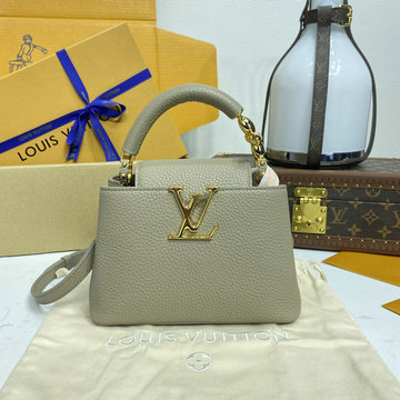 ルイヴィトン LOUISVUITTON 057-M24698M 2024年最新入荷 カプシーヌ MINI トップハンドルバッグ 2way ショルダーバッグ レザー レディース
