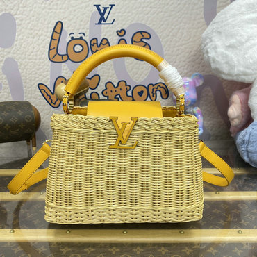 ルイヴィトン LOUISVUITTON 057-M24976 2024年最新入荷 カプシーヌ BB トップハンドルバッグ 2way ショルダーバッグ レザー レディース
