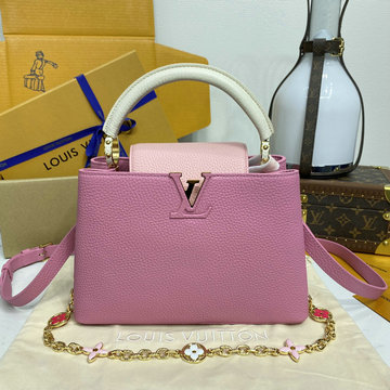 商品名称：ルイヴィトン LOUISVUITTON  057-M22375 2024年最新入荷 カプシーヌ BB トップハンドルバッグ 2way ショルダーバッグ レザー レディース