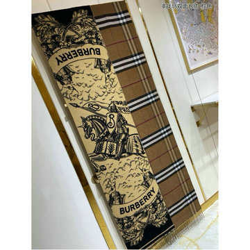 バーバリー BURBERRY AN-WJBR24003 2024年最新入荷 リバーシブル ロング マフラー カシミヤ ストール