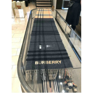 バーバリー BURBERRY AN-WJBR24004 2024年最新入荷 リバーシブル ロング マフラー カシミヤ ストール