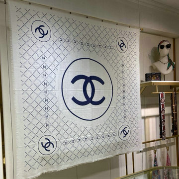 シャネル CHANEL AN-WJCH24008 2024年最新入荷 スクエア マフラー カシミヤ ストール
