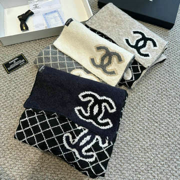 シャネル CHANEL AN-WJCH24010 2024年最新入荷 スクエア マフラー カシミヤ ストール