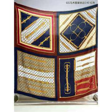商品名称：グッチ GUCCI AN-WJGG24005 2024年最新入荷 スクエア マフラー カシミヤ ストール