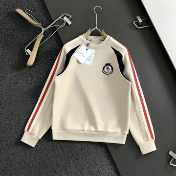 モンクレール MONCLER JS-WYMC24002 2024年秋冬最新入荷 ロングスリーブ スウェット クルーネック シャツ ブラック メンズ 長袖