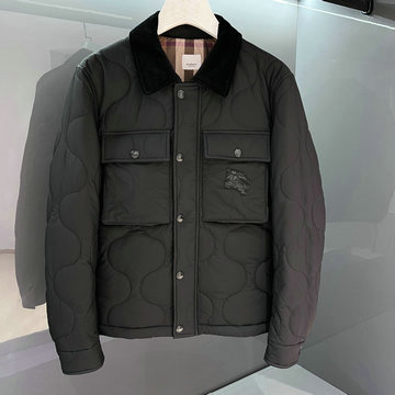 商品名称：バーバリー BURBERRY JS-YFBR24004 2024年秋冬最新入荷 ポリアミド ダウンジャケット ロングスリーブ ブルゾン メンズ アウター ブラック