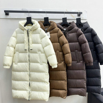商品名称：マックスマーラ MaxMara JS-YFMAX24004 2024年秋冬最新入荷 フーデッド ロング丈 ジャケット ジップアップ ダウンジャケット レディース アウター