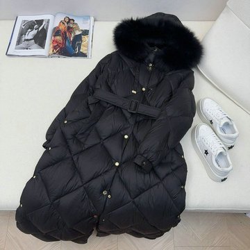 商品名称：マックスマーラ MaxMara JS-YFMAX24001 2024年秋冬最新入荷 フーデッド ロング丈 ジャケット ジップアップ ダウンジャケット レディース アウター