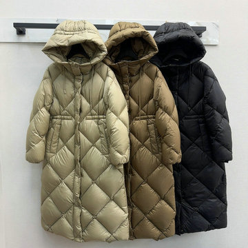 商品名称：マックスマーラ MaxMara JS-YFMAX24002 2024年秋冬最新入荷 フーデッド ロング丈 ジャケット ジップアップ ダウンジャケット レディース アウター