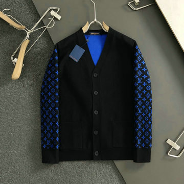 商品名称：ルイヴィトン LOUISVUITTON JS-MYLV24021 2024年秋冬最新入荷 Vネック ボタンカーディガン ロングスリーブセーター メンズ