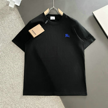 バーバリー BURBERRY JS-TDBR24021  2024年秋冬最新入荷 ショートスリーブ クルーネック Tシャツ 半袖 ブラック