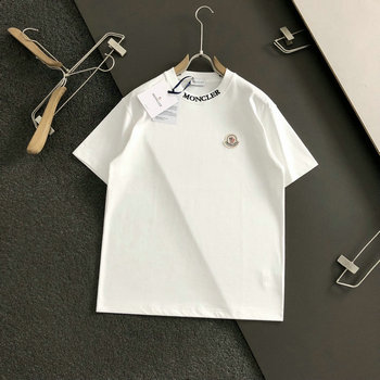 商品名称：モンクレール MONCLER JS-TDMC24012 2024年秋冬最新入荷 ショートスリーブ クルーネック Tシャツ 半袖 白