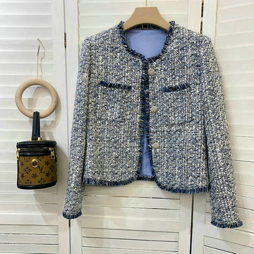 商品名称：シャネル CHANEL JS-WTCH24011 2024年秋冬最新入荷 ツイード コート ウール アウター レディース ジャケット トップス