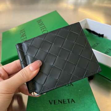 商品名称：ボッテガヴェネタ BOTTEGAVENETA  aj-BOV592626PKL 2024年最新入荷 イントレチャートレザー 二つ折り財布 マネークリップ ショートウォレット