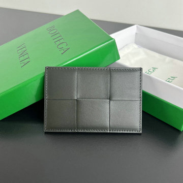 ボッテガヴェネタ BOTTEGAVENETA  aj-BOV649597PKC 2024年最新入荷 カセット クレジットカードケース 名刺入れ イントレチャートレザー