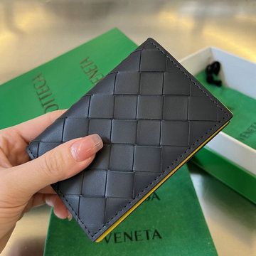 ボッテガヴェネタ BOTTEGAVENETA aj-BOV605720PKY  2024年最新入荷 メンズ フラップカードケース 名刺入れ イントレチャートレザー