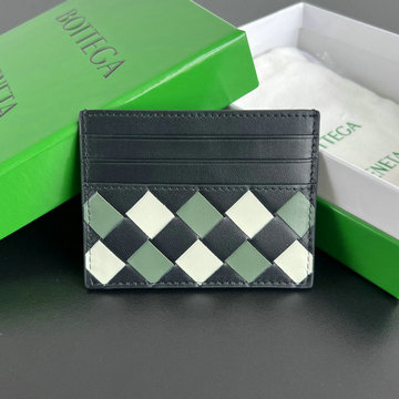 ボッテガヴェネタ BOTTEGAVENETA aj-BOV731956BCS  2024年最新入荷 イントレチャート クレジットカードケース メンズ カードホルダー ブラック