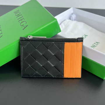 ボッテガヴェネタ BOTTEGAVENETA aj-BOV755985PKC  2024年最新入荷 イントレチャート ジップ カードケース コインケース 財布 レザー メンズ レディース