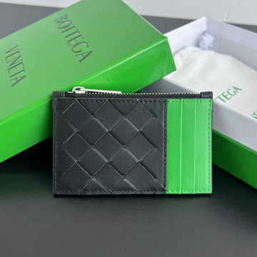 ボッテガヴェネタ BOTTEGAVENETA  aj-BOV755985PKG 2024年最新入荷 イントレチャート ジップ カードケース コインケース 財布 レザー メンズ レディース