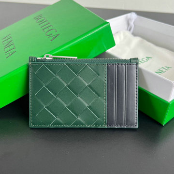 ボッテガヴェネタ BOTTEGAVENETA aj-BOV755985PGL  2024年最新入荷 イントレチャート ジップ カードケース コインケース 財布 レザー メンズ レディース