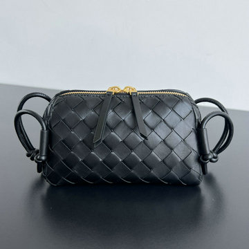 商品名称：ボッテガヴェネタ BOTTEGAVENETA aj-BOV794258BK 2024年最新入荷 イントレチャート コンサートポーチ ポシェット ショルダーバッグ レディース ブラック