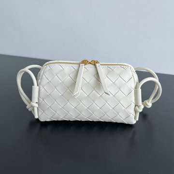 商品名称：ボッテガヴェネタ BOTTEGAVENETA aj-BOV794258BS  2024年最新入荷 イントレチャート コンサートポーチ ポシェット ショルダーバッグ レディース ホワイト