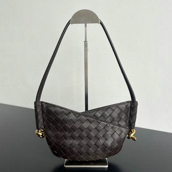 ボッテガヴェネタ BOTTEGAVENETA aj-BOV796378SK 2024年最新入荷 ミニ ソルスティス ショルダーバッグ レディース ホーボーバッグ イントレチャートレザー